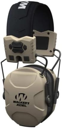 Walker's Digital Electronic Muff-26db Nrr Noise Protection Sound Enhancement Shooting Safety Earmuff, 2 AAA Batteries