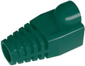 50 Pcs Cat5 Cat5E Cat6 Strain Relief Boot, RJ45 Plug Connector Cover Modular Network Plug Connector Cap Cable Connector Boots, Green