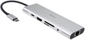 9-in-1 USB C Hub Multiple Adapter, 3 USB 3.0 Ports up to 5Gbps Transfer, 4K@30Hz HDMI, 60W PD, SD/TF Card Reader, 3.5mm Audio Jack & Ethernet, USB-C Hub for MacBook and Other Type-C Devices