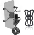 Strg Handlebar Tablet Mount with Rail Base for Rails 1.12'' to 1.50'' in Diameter for 6" Tablets, Motorcycle Tablet Holder for Bike Motorcycle Handlebar ATV/UTV and More Rails