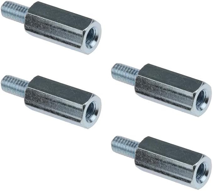 Kado Wall Mount Spacer Adapter Set for Desktop/Portable Monitor, 4pcs M4x14mm Hex Stainless Steel Standoff Spacer Screw Nut Bolt Motherboard Prototyping Accessories for PCB, Computer & Circuit Board