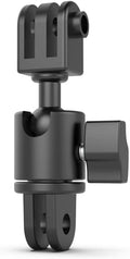 Aluminum 360 Degree Rotation Camera Mount, Metal Bracket Adapter Compatible with GoPro Hero 13/12/11/10/9/8/7, DJI Action 5Pro/4/3, Sony and Other Action Cameras (Adjustable Adapter Mount)