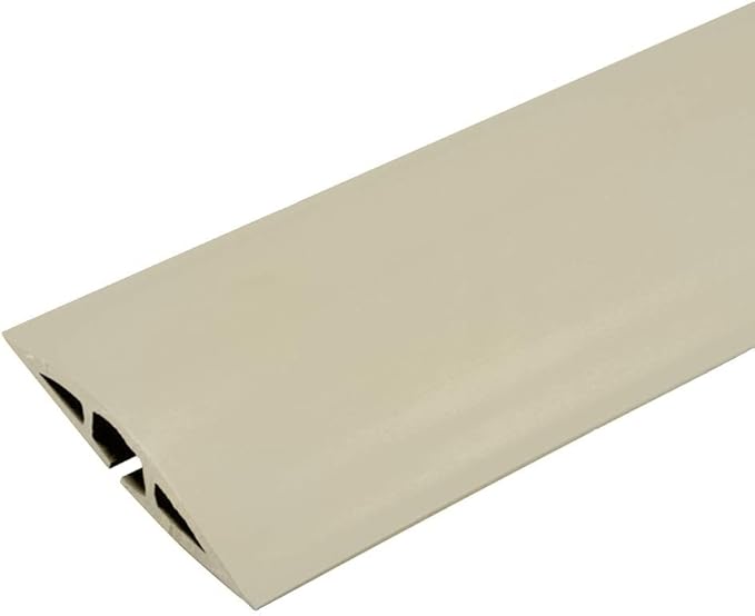 C2G Management Kit Legrand Wiremold CDI-5 Corduct 5 Foot Cover for Floors, Holds 1 Cord or Cable, Ivory (1 Pack), 5 Feet