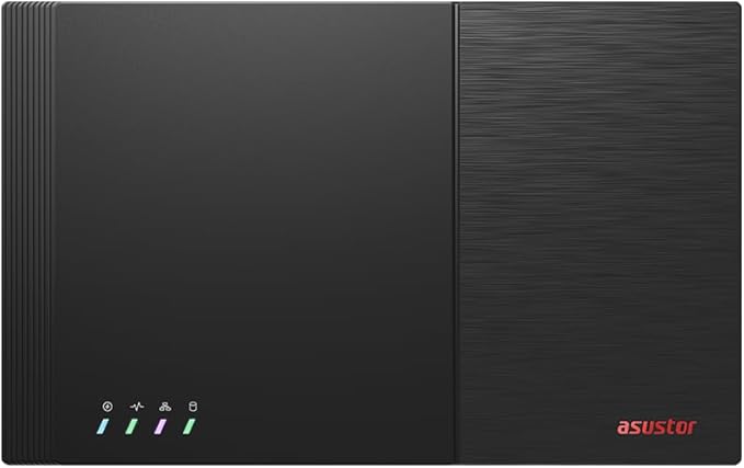 Asustor Flashstor 12 Pro FS6712X,12 Bay All-SDD NAS Storage, Quad-Core 2.0GHz, 10GbE Port, 4GB RAM DDR4, Network Attached Storage with 4 x 4TB NVMe SSD