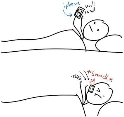 LOVEHANDLE Universal Phone Grip for Smartphones & Mini Tablets - Phone Holder for Hand - Wireless Charging Compatible - Made in The USA - Red Spalt
