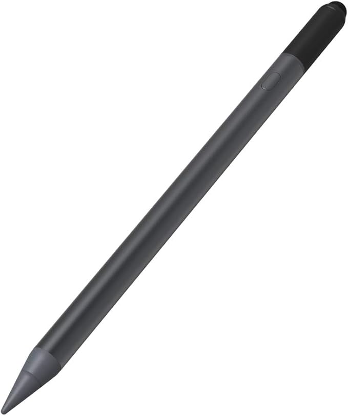 ZAGG Pro Stylus with Active & Capacitive Tips, Palm Rejection, Tilt Recognition, Instant Bluetooth Pairing, Compatible with iPad Pro 11/12.9 (3,4, & 5 Gen)/Air 10.9/iPad 10.2/9.7/Mini 5
