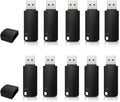 KEXIN 8GB Flash Drive Thumb Drive 10 Pack 8G USB Flash Drive Bulk Memory Stick with LED Indicator, Flash Drives Design in Snap Cap