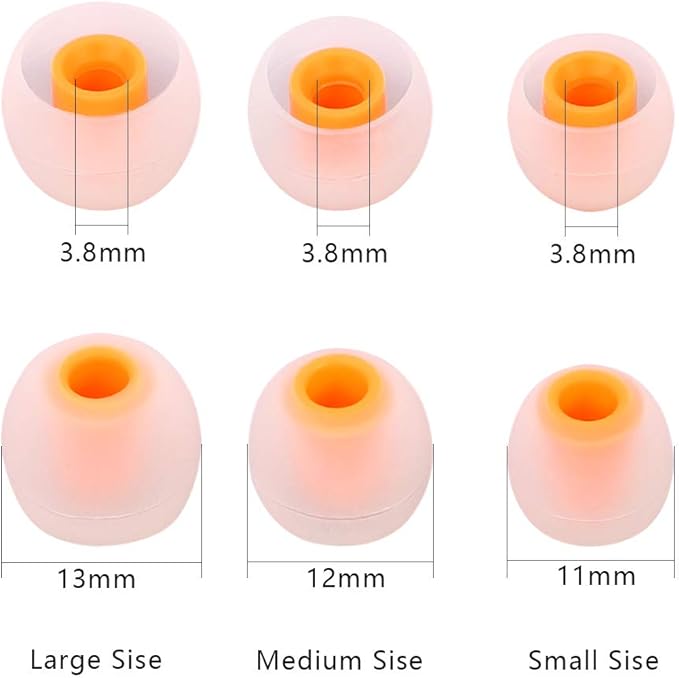 Brandless Earbud Tips Earbuds Replacement Tips Ear Tips Earbuds Eartips Eargels 9 Pairs SML