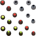 Earbud Tips Replacement Earbud Tips Ear Bud Replacement Pieces Silicone Soft and Comfortable Fit for Inner Hole from 3.8mm - 5.1mm Earphones 9 Pairs S/M/L