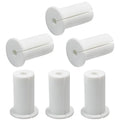 6pc Starlink Cable Grommet 1" Silicone Waterproof Wall Hole Pass Through Split Cable Bushings for TV Wire Ethernet Cord, Starlink Cable Routing Kit Accessories, 52.5mm/2.07" Ht, White