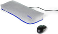 Keyboard Dust Cover, Covers Large Size PC Keyboards, Silky Smooth Antistatic Vinyl, Translucent Coconut Cream Color with Blue Trim, (20W x2H x9D)