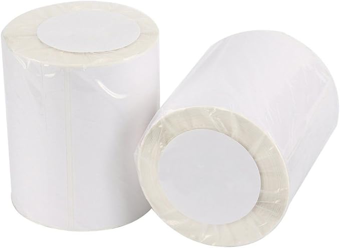 FungLam 4x6 Thermal Labels, 40 Rolls Thermal Printer Labels, 250 Labels/Roll, 1'' Core, Perforated and Strong Adhesive Shipping Labels, Compatible with Zebra and Most Thermal Label Printers