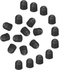 MECCANIXITY 40Pcs Replacement Stylus Pen Tips 5mm Conductive Capacitive Touch Screen Pens Tips Silicone Rubber, Black