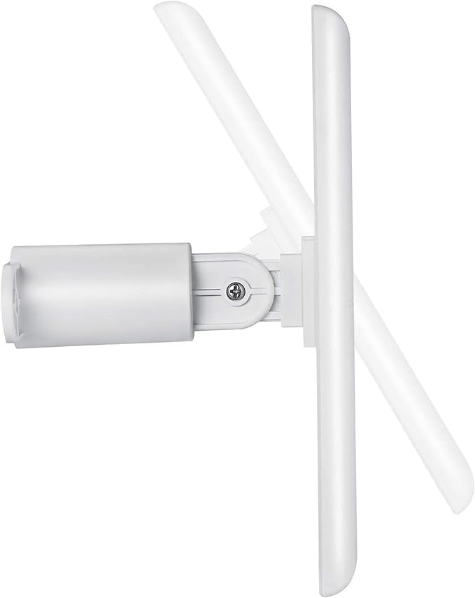 Wasserstein Solar Panel Compatible with Arlo Essential 2K Outdoor Security Camera (2nd Gen) / XL (2nd Gen) & Essential Spotlight (Camera NOT Included)- (1-Pack, White)