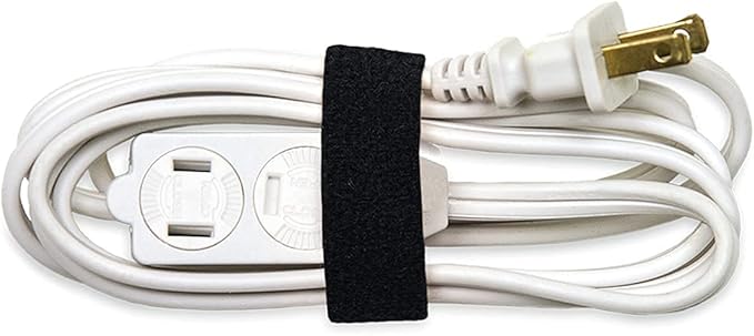 Wrap-It Storage Cable Management Value Pack - 40 Self-Gripping Cable Ties, 20 Cable Labels, 12ft Perforated Self-Gripping Roll - For Home, Office, Desk, Wire, Cable Wrap, Cord Management Organization