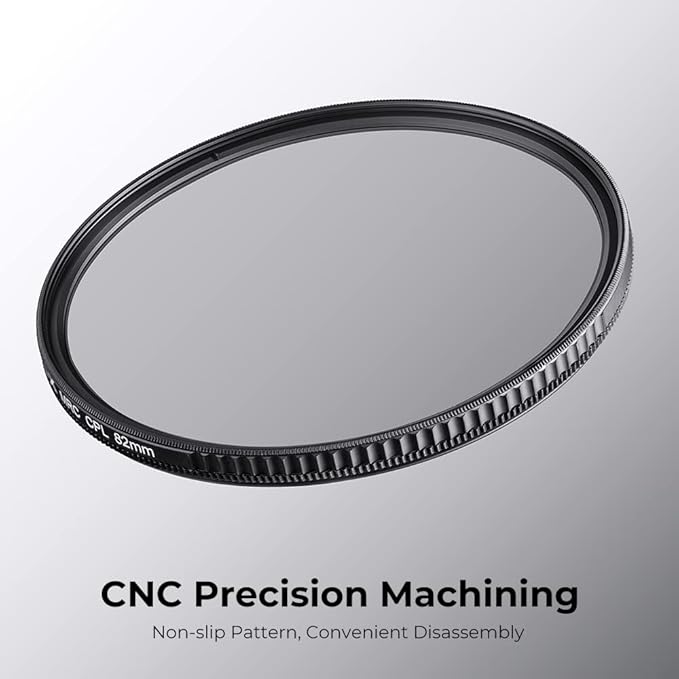 40.5mm Circular Polarizers Filter, K&F CONCEPT 40.5MM Circular Polarizer Filter HD 28 Layer Super Slim Multi-Coated CPL Lens Filter (Nano-X Series)
