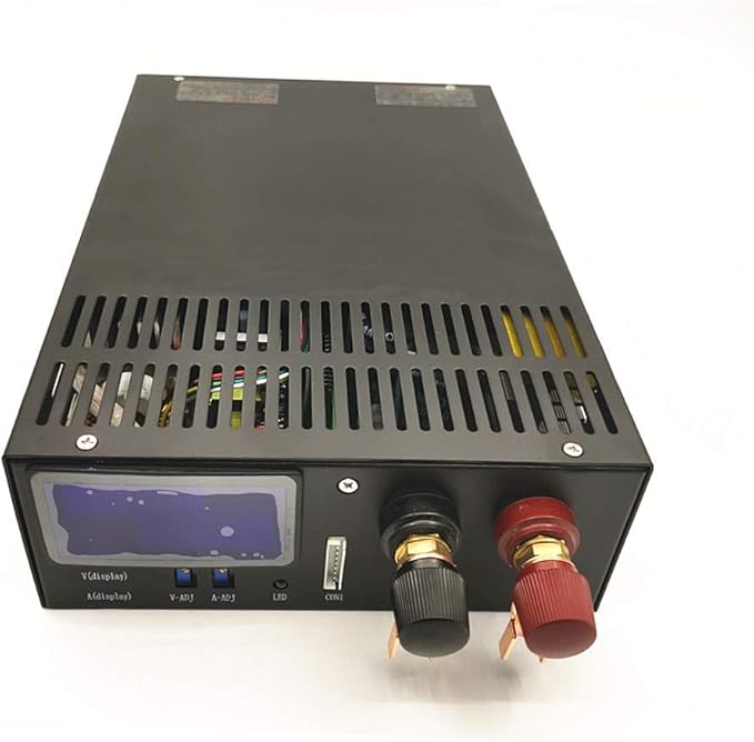 Switching Power Supply 3000W AC-DC Converter Digital Display Current Voltage Adjustable DC 0-48V 62.5A for CCTV, Computer Project, 3D Printer, LED Strip Light, Router