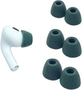 Comply Memory Foam Replacement Earbud Tips for Apple AirPods Pro 1 & 2 | Ultimate Comfort, Secure Fit, Superior Noise Isolation | Anti Slip, Prevent from Falling Out | Green, Large (3 Pairs)