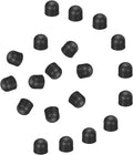 MECCANIXITY 60Pcs Replacement Stylus Pen Tips 7.5mm Conductive Capacitive Touch Screen Pens Tips Silicone Rubber, Black