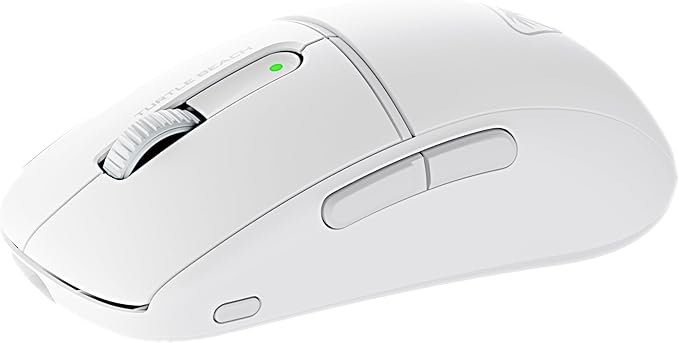 Turtle Beach Burst II Air – 2.4GHz Wireless Gaming Mouse: 47g Ultra Lightweight, Optical Switches, Symmetrical, 26K DPI Optical Sensor, Bluetooth, 120-hour Battery, USB-C Cable – White