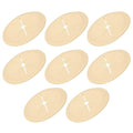 PATIKIL Desk Grommet 2-1/16", 8 Pcs Round Cable Grommet Cord Hole Cover with Adhesive Tape Flexible Table Wire Organizer for Office Home Table Countertop, Yellow