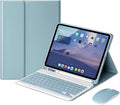 AnMengXinLing Keyboard Case for iPad Pro11 2022/2021 with Mouse Detachable Wireless Keyboard Pencil Holder Slim Smart Cover for iPad Pro 11 inch 4rd Gen/3rd Gen (Blue)