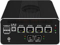 CWWK Intel Alder Lake N100(4C/4T Up to 3.4GHz)/N305(8C/8T Up to 3.8GHz) Dual SFP+10GbE Mini PC|4xIntel I226-V 2.5GbE |DDR5 Memory|PCI-E x4|HDMI+DP+Type-C (10 Gigabit N100, 32G RAM 1TB SSD)