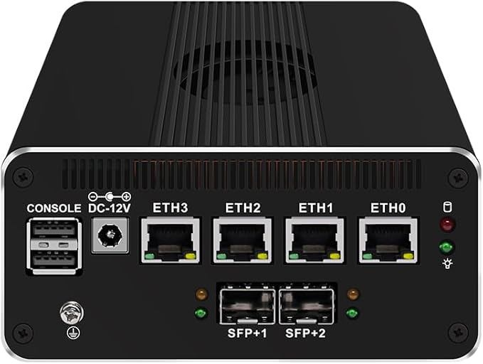 CWWK Intel Alder Lake N100(4C/4T Up to 3.4GHz)/N305(8C/8T Up to 3.8GHz) Dual SFP+10GbE Mini PC|4xIntel I226-V 2.5GbE |DDR5 Memory|PCI-E x4|HDMI+DP+Type-C (10 Gigabit N305, No RAM No SSD)