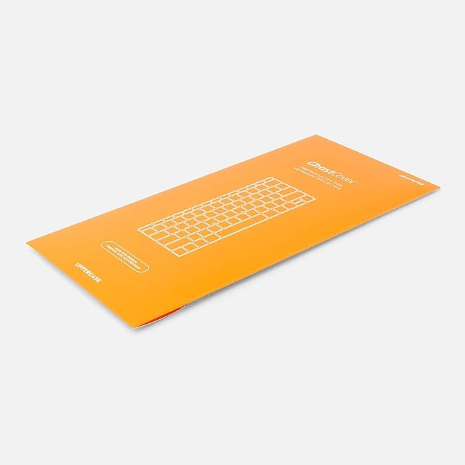 GhostCover Original Premium Ultra Thin Keyboard Cover Protector, Compatible with 2025 2024 2023 2022 2021 M5/M4/M3/M2/M1 Pro/Max MacBook Pro 14/16, M4-M2 MacBook Air 13/15, US ANSI Layout, Clear