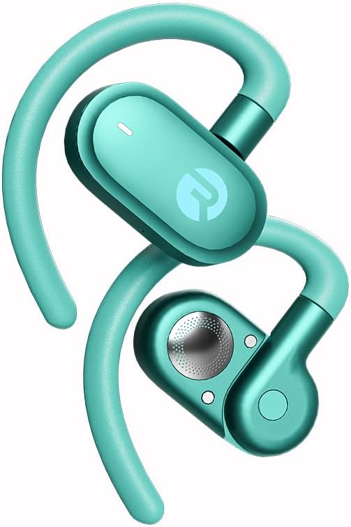 Raycon Everyday Open Earbuds – True Wireless Open Ear Bluetooth Headphones, Hook Design, IPX5 Water Resistant, 40 Hours of Battery Life (Mint)