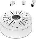 WEILAILIFE 【Compatible Almost All Cameras Type】 Universial Camera Junction Box Metal Universal Bullet Security Camera Junction Box Mount Bracket, Metal Indoor/Outdoor Camera Junction Box