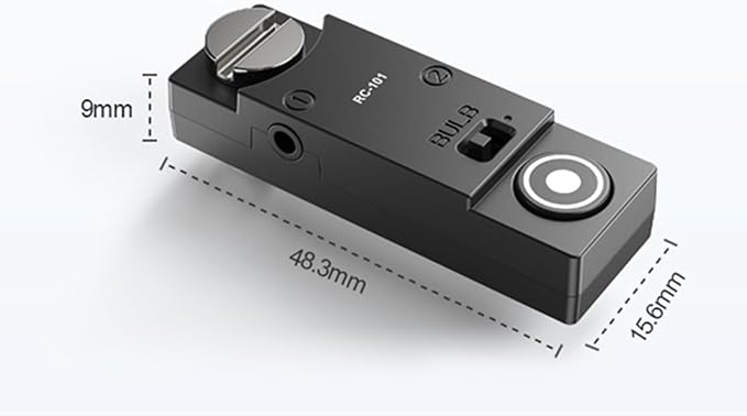 RC-101 S2 Shutter Release Remote Control for Sony a7/a7ii/a7iii/r2/r3/a6500 1/4 Stabilizer Extension Photo Key Accessories. Small Size Remote Control