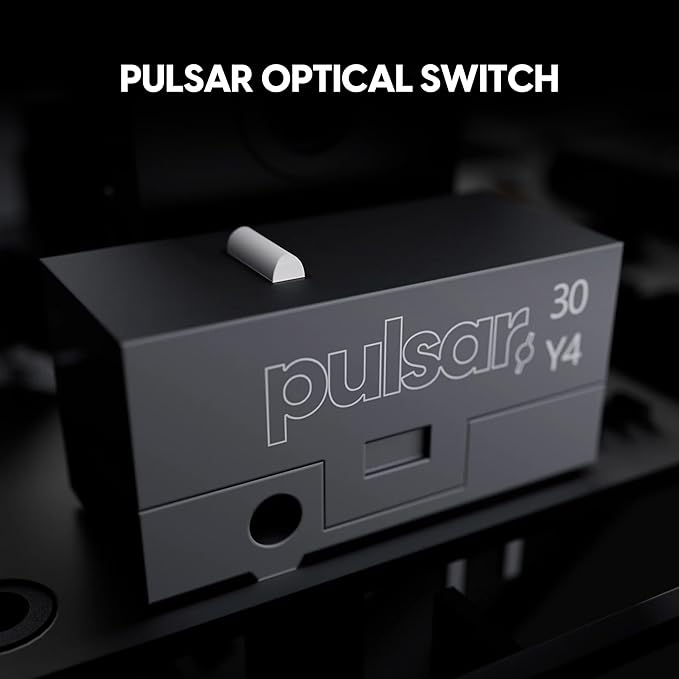 Pulsar Gaming Gears X2 Crazylight Wireless Gaming Mouse, Ultra Lightweight 1.23 oz (35g), Optical Switch, 32000 DPI, 750 IPS, XS-1 Sensor, 8k Compatible (Sunset Haze)