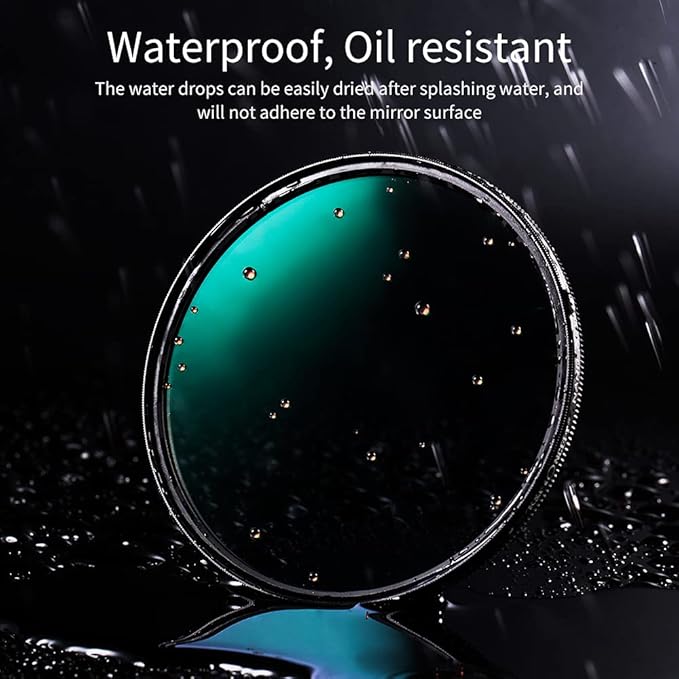 40.5mm Circular Polarizers Filter, K&F CONCEPT 40.5MM Circular Polarizer Filter HD 28 Layer Super Slim Multi-Coated CPL Lens Filter (Nano-X Series)
