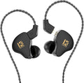 YINYOO KBEAR KS1 in Ear Monitor Bass Earbuds Wired Earbuds,Clear Sound Stereo Headphones, Vocals Forwards High Resolution Noise Canceling Earphones, Dual Magnectic Circuit Dynamic Detachable Cable