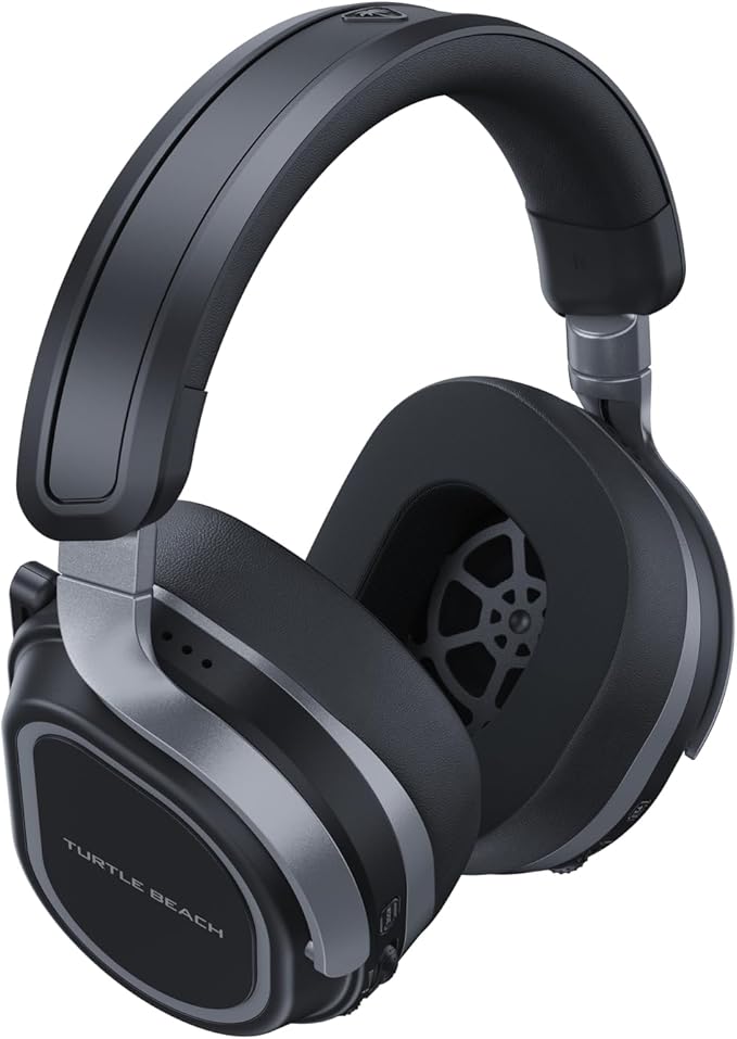 Turtle Beach Stealth 700 Gen 3 Wireless Multiplatform Amplified Gaming Headset for Xbox Series X|S, Xbox One, PC, PS5, Mobile – 60mm Drivers, AI Noise-Cancelling Mic, Bluetooth, 80-Hr Battery – Black