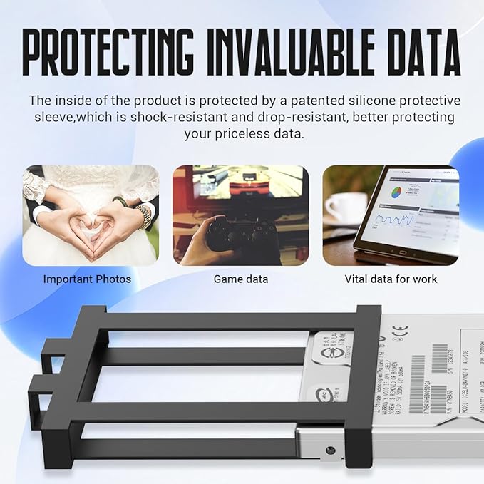 Portable External Hard Drive Storage Expansion Mobile HDD USB 3.0 for PC, Mac, Desktop, Laptop, PS4, PS5, Xbox One X/S, Xbox 360, Xbox Series X/S, Office & Game (Blue, 1TB)