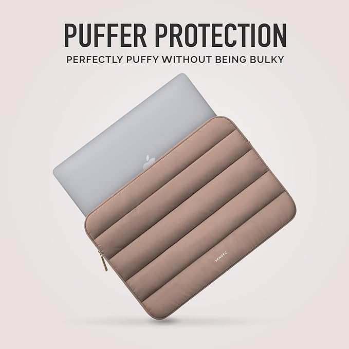 Vandel - The Original Puffy Laptop Sleeve 15-16 Inch Sleeve for Women and Men MacBook Pro 16 in Case, Cute Computer Bag 15.6 Inch HP Carrying Case - Apple, Asus, Dell, HP Laptop Case 15.6 Cover