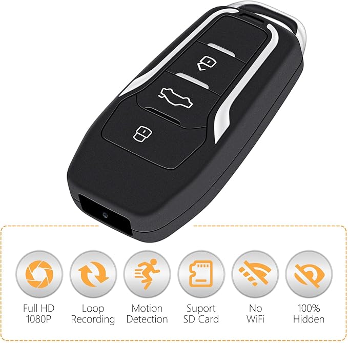 64GB Video Camera 1080P Security Camera Motion Detection