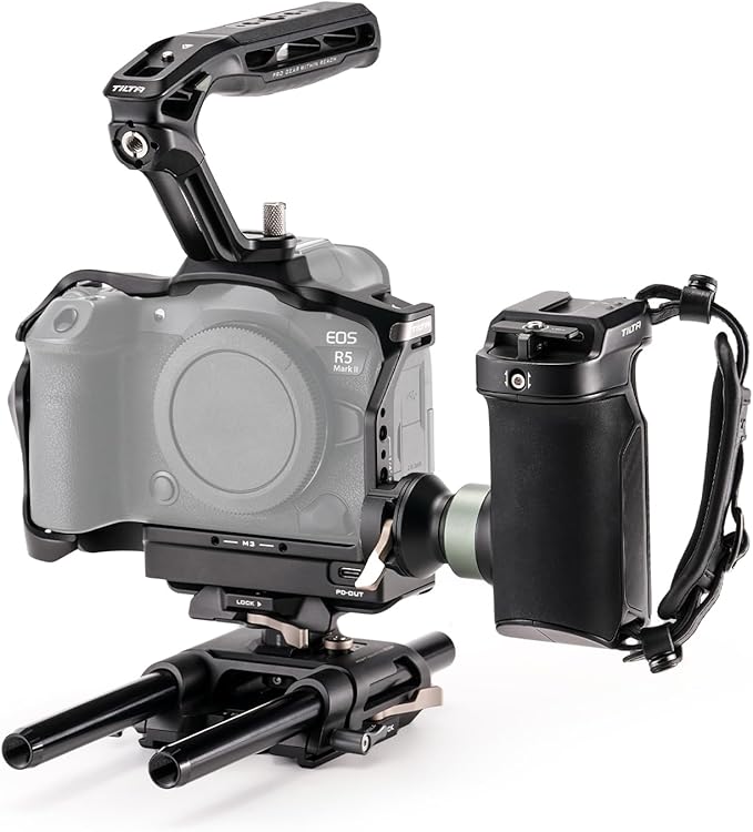 Tilta Camera Cage Advanced Kit with Cooling System Compatible with Canon R5 Mark II - Black
