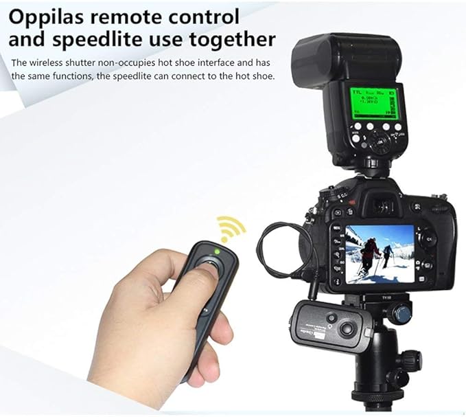 Pixel Camera Wireless Remote Shutter Release RW-DC0 for Nikon Z8 Z9 D3 D4 D5 D6 D800 D850 D800E D810A D810 D700 D500 D300 D300s D200 F100 F90 F90X F6 F5 N90s D1X D2H with Nikon MC-30A MC-36A