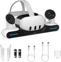 Charging Dock for Meta Quest 3 Charging Station Magnetic Charger for Meta Quest 3 Accessories Charging Stand