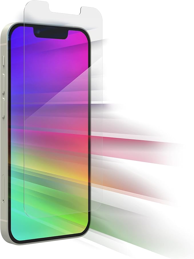 ZAGG InvisibleShield Glass Elite VisionGuard - Impact Protection, Scratch Resistant, Fingerprint Resistant - Made for Apple iPhone 13 mini