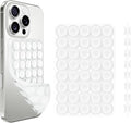 1 Pack Silicone Suction Cup Phone Case Mount Double Sided, Phone Accessories Hands-Free Strong Grip Holder for Selfies and Videos, Silicon Phone Stand Sticky for iPhone and Android Transparent