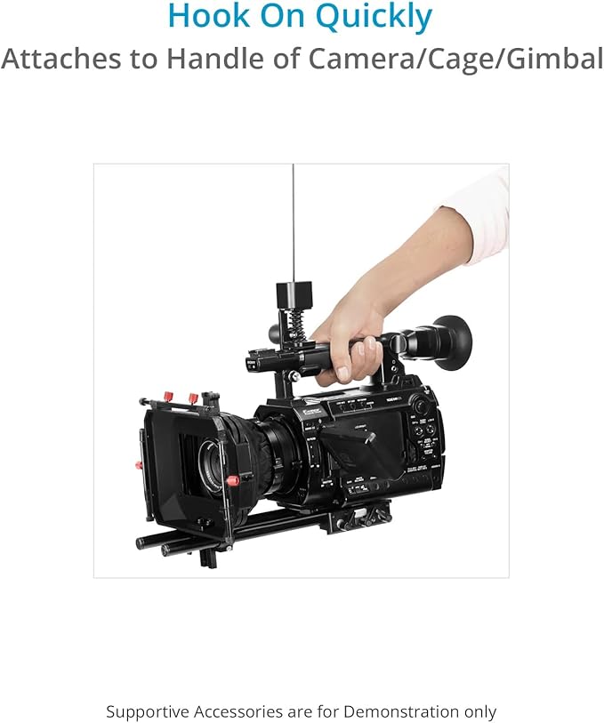 FLYCAM Flowline Starter Body Support Rig with Placid 2-Axis Stabilizing Arm for Camera & Gimbals. Payload up to 5-7.5kg/11-16lb (FLCM-FLN-PA-01)