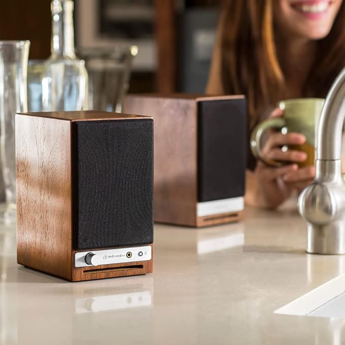 Audioengine A2-HD (HD3) Bluetooth PC and Computer Desktop Speakers with aptX HD - USB, RCA, Headphone