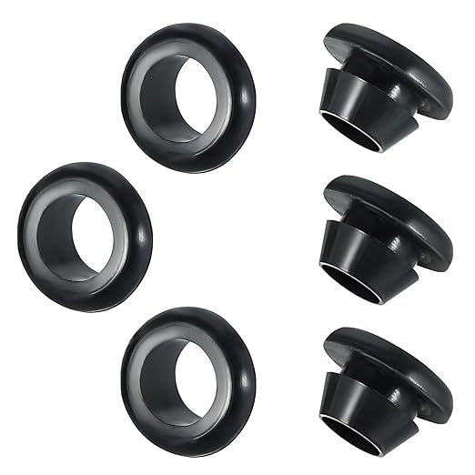 Qrity 9 PCS Rubber Grommets Cable Railing, Car Grommet, Cable Railing Protective Sleeves for Metal Posts, ID 35mm Mount Dia 40mm