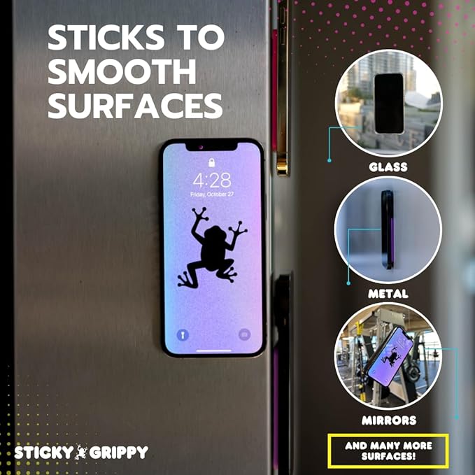 Suction Phone Case Mount, Sillicon Adhesive Phone Accessory for iPhone and Android, Hands-Free Fidget Toy Mirror Shower Phone Holder, Tiktok Videos and Selfies (Mint)