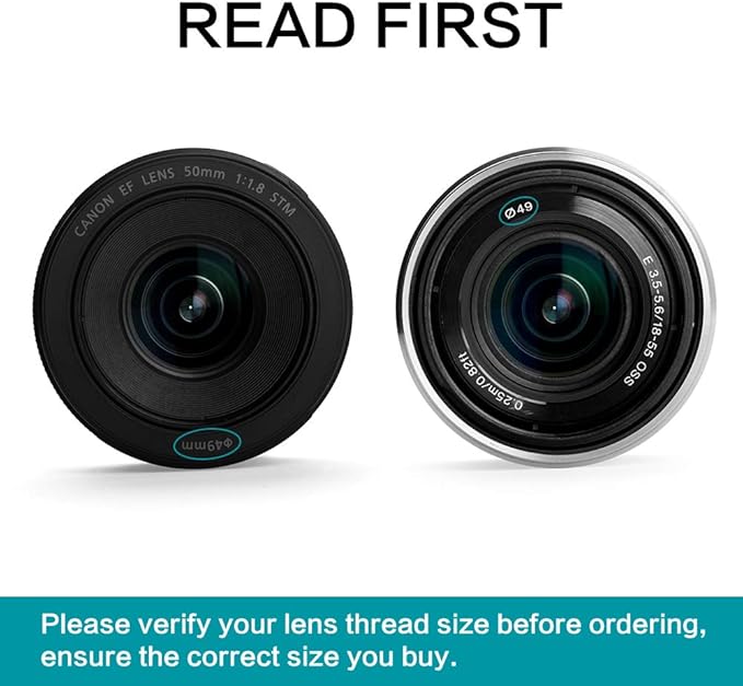 62mm Graduated Color Filters Kit 9 Pieces Gradual Colour Lens Filter Kit Set Accessory for Canon Nikon Sony Pentax Olympus Fuji DSLR Camera + Lens Filter Pouch +Lens Cleaning Cloth