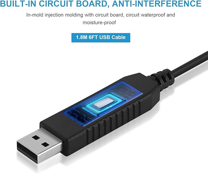 iKKEGOL Upgraded USB Single Foot Pedal Optical Switch Control One Key Program Computer Keyboard Mouse Game Action HID